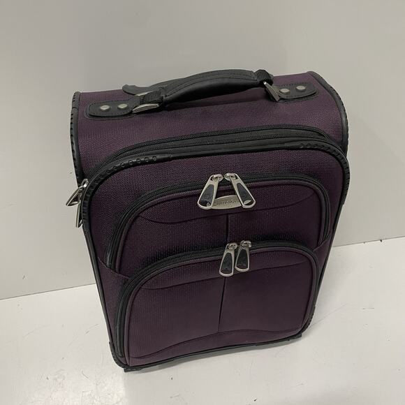 Samsonite X-Tralight Carry-On Luggage Underseater Trolley Roller Bag 16” Purple - Picture 2 of 12
